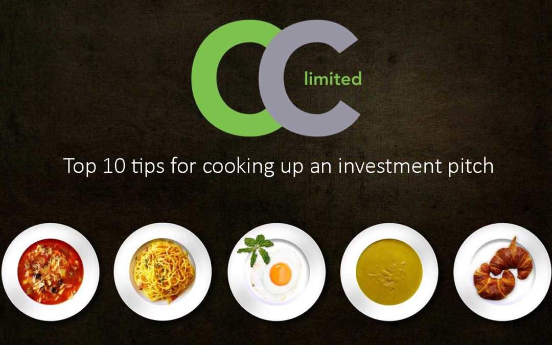 Top 10 tips for cooking up an investment pitch